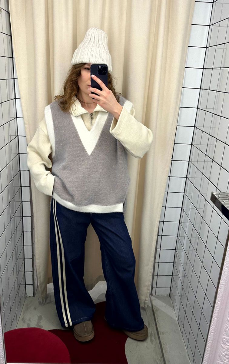 Жилет м'який сірий